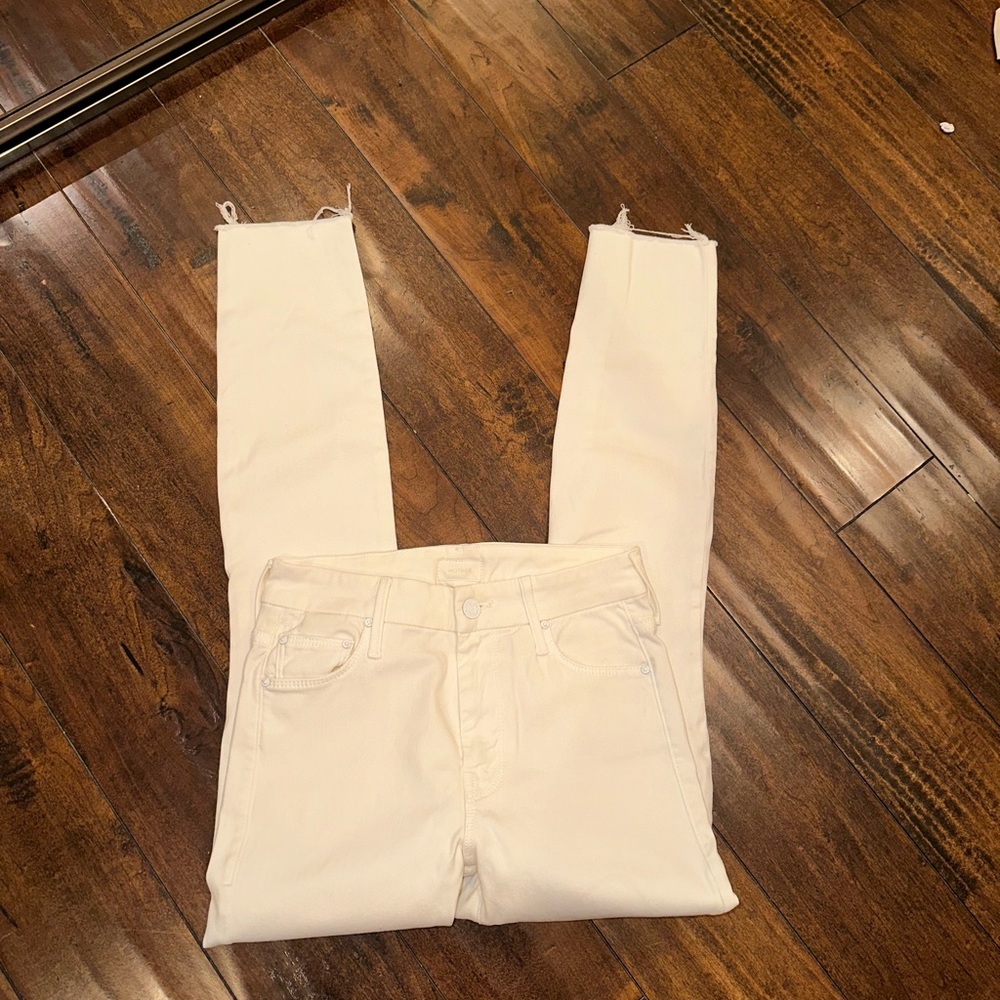 Mother jeans white skinny